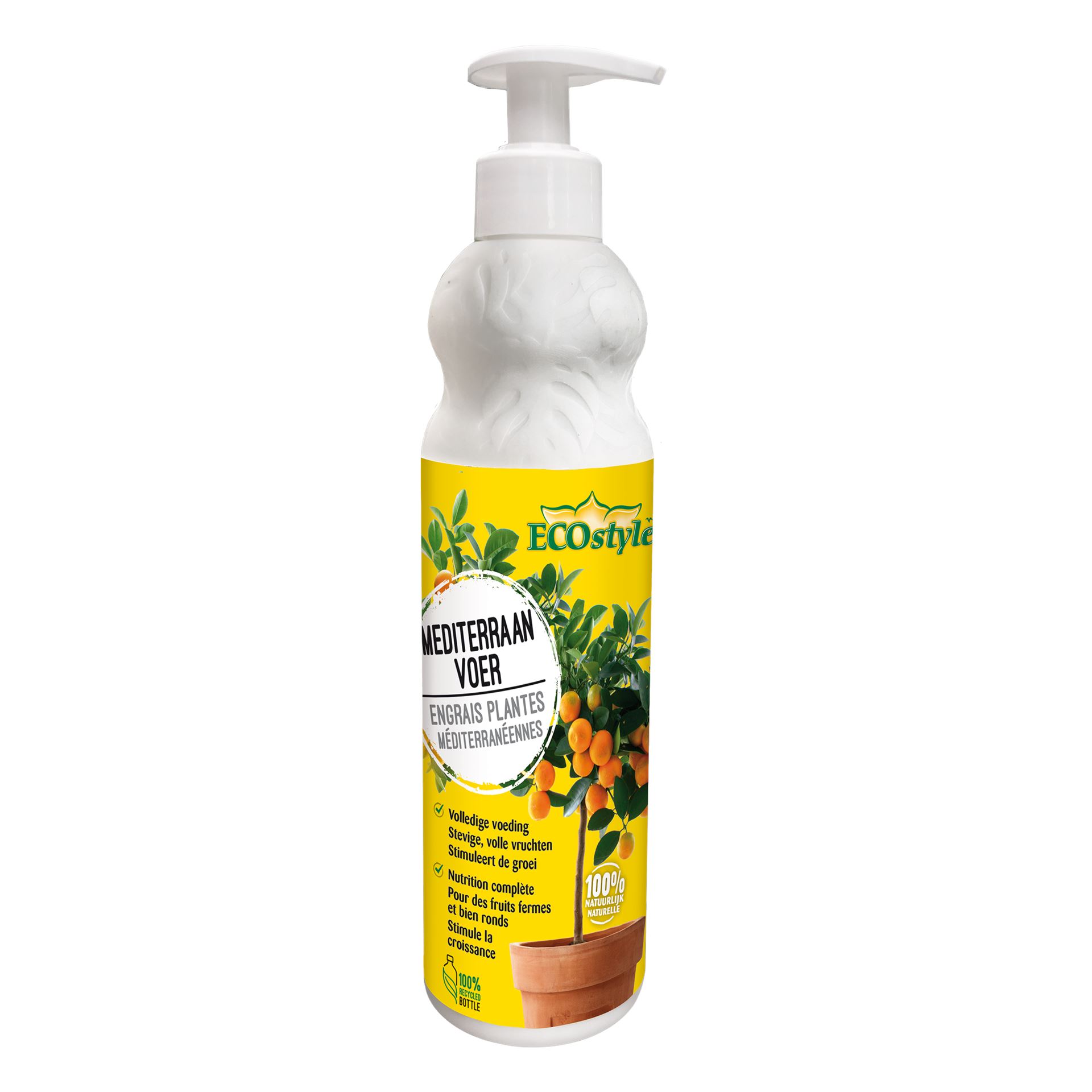 Ecostyle MediteraanVoer 400 ml - In fles met doseerpompje afbeelding