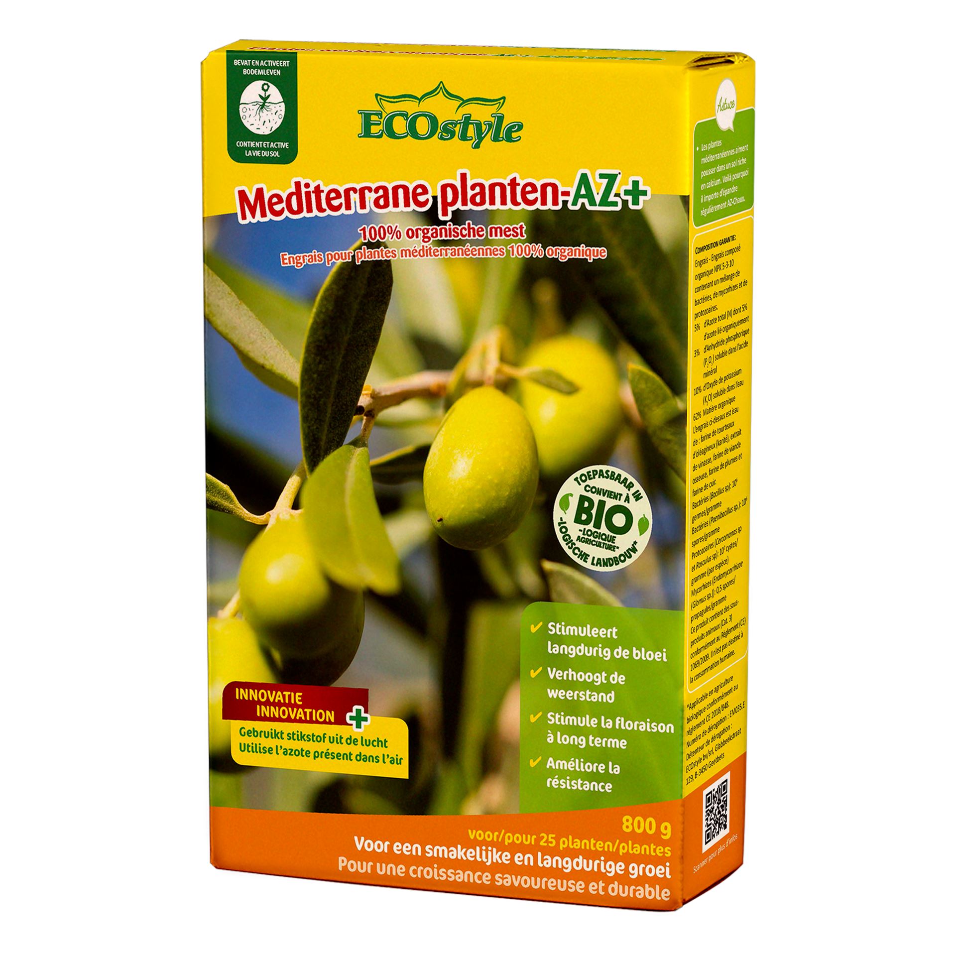 Ecostyle Mediterrane planten-AZ+ 800 g afbeelding