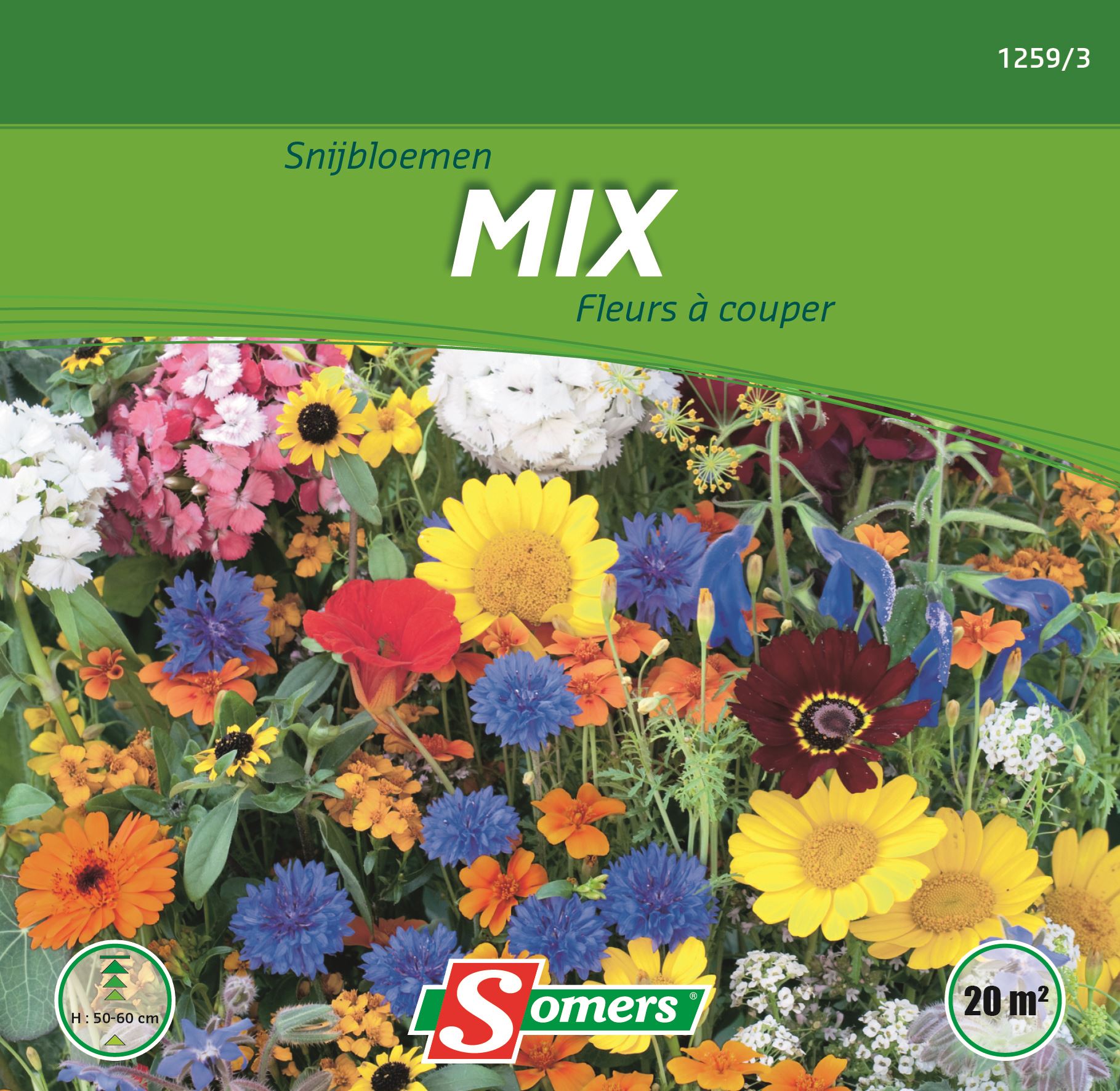 Somers bloemenweide - snijbloemen afbeelding