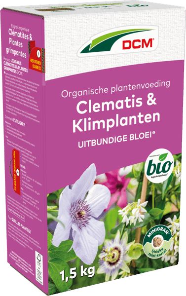 DCM meststof voor clematis & klimplanten 1,5kg - Bio