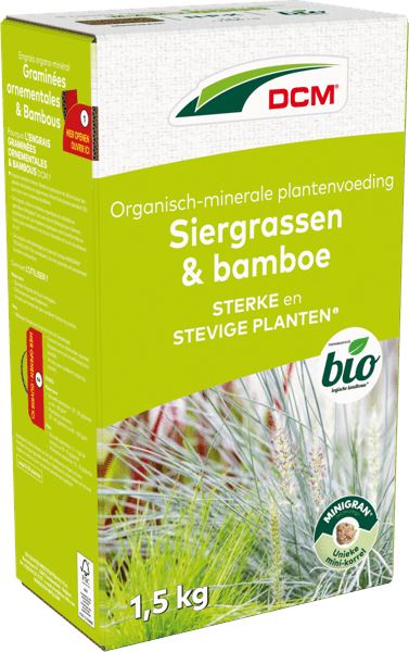 DCM meststof voor siergrassen & bamboe - 1,5 kg - voor 25 m² - Bio