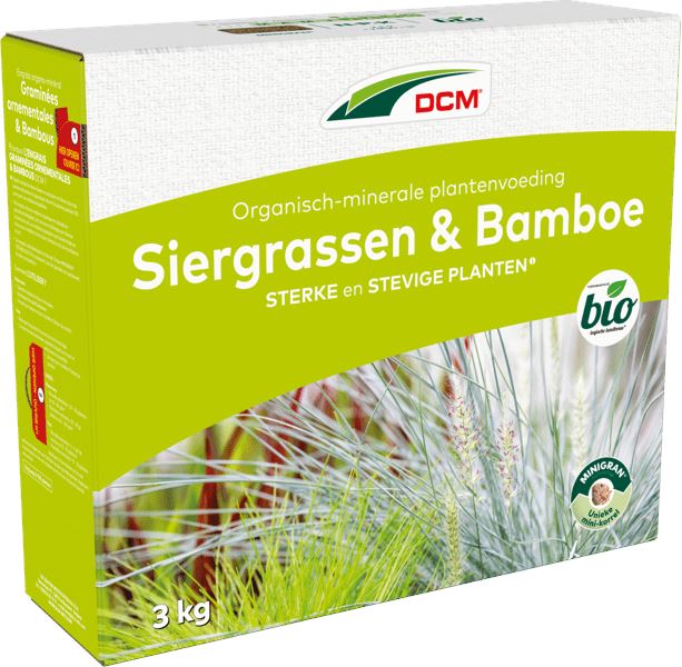 DCM meststof voor siergrassen & bamboe - 3 kg - voor 50 m² - Bio