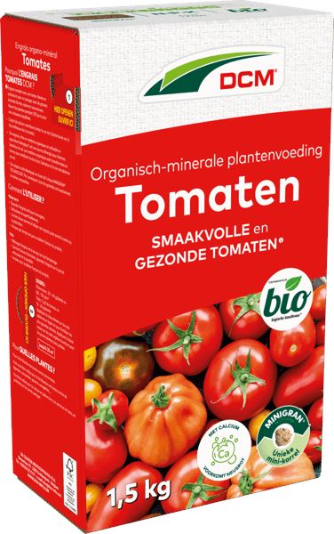 DCM meststof voor tomaten – 1,5 kg – voor 20 m² – bio