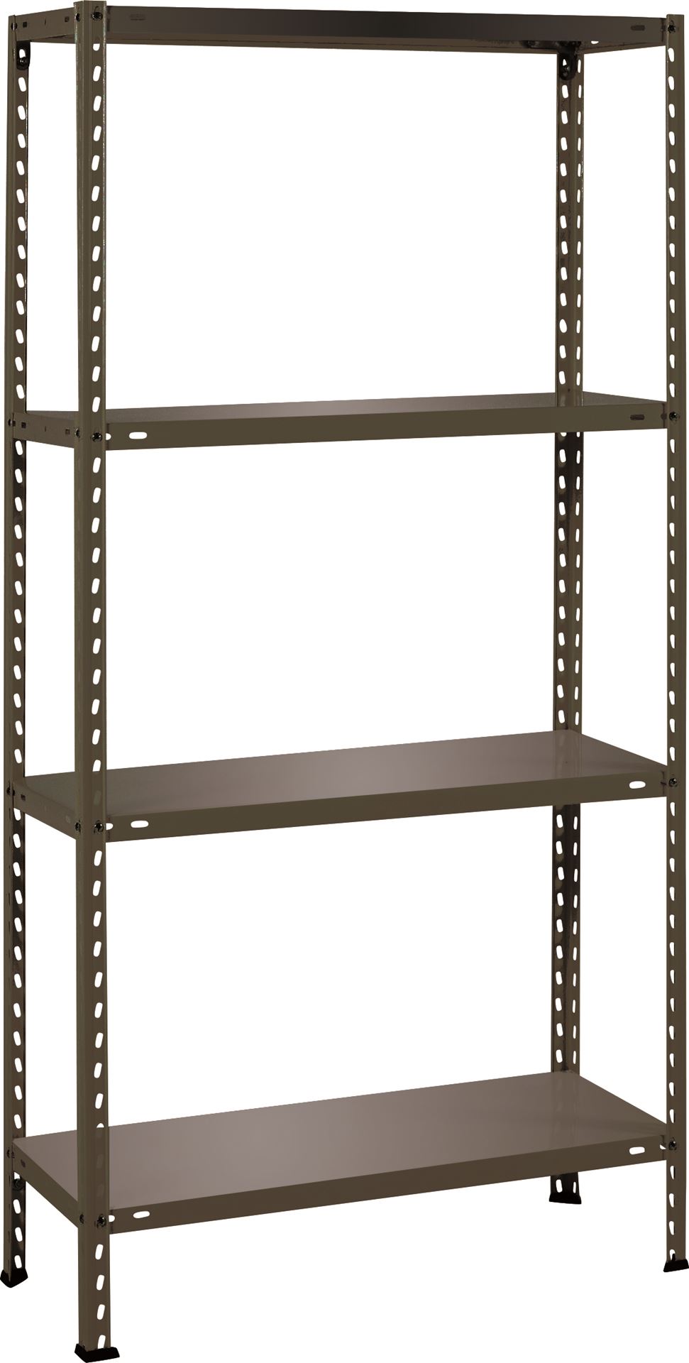 Practo Home metal rack 103 zwart - Metalen opbergrek - 30x75x150cm