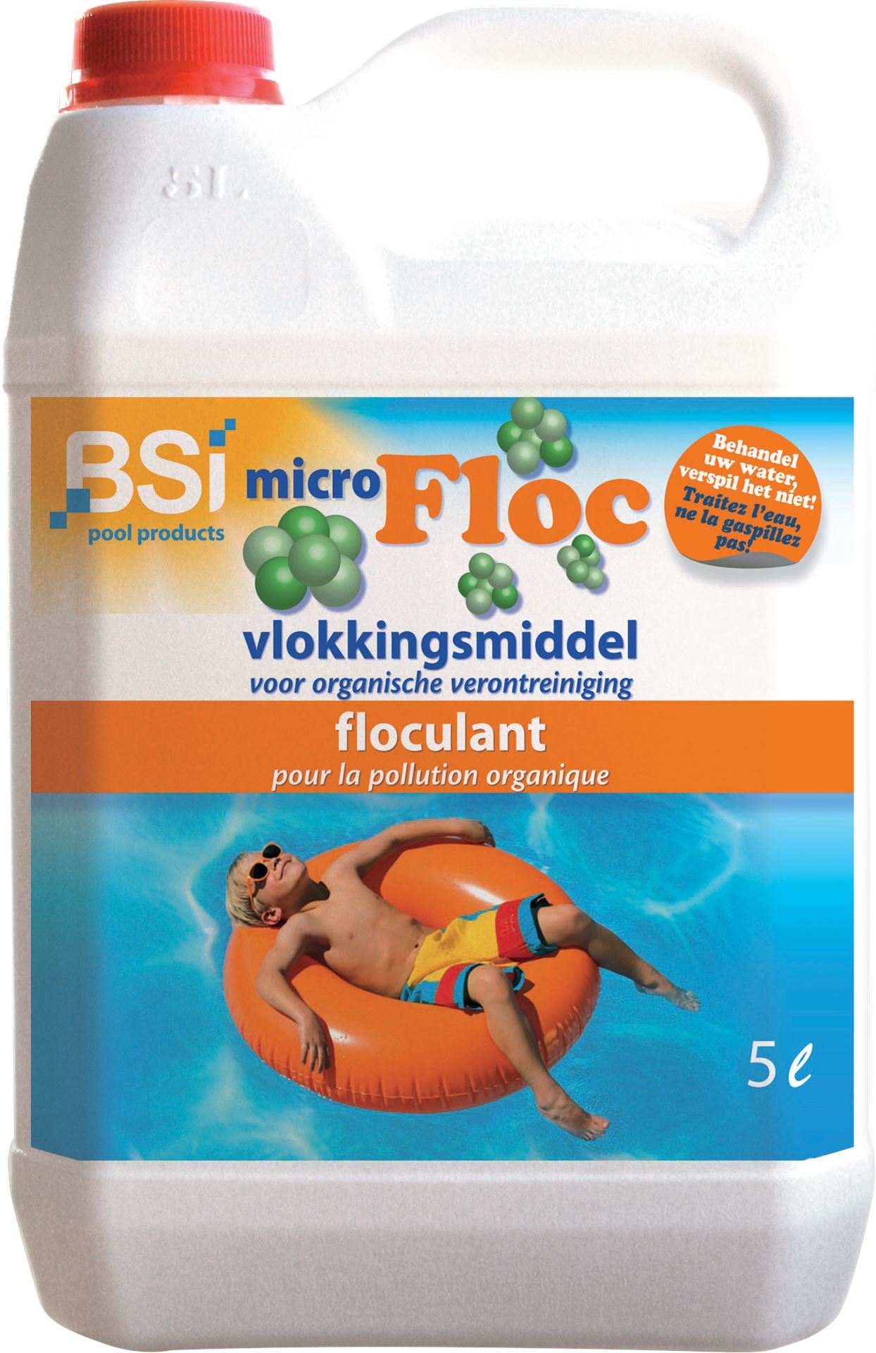 BSI Micro Floc 5L - vloeibare flocculant voor een schoon zwembad afbeelding