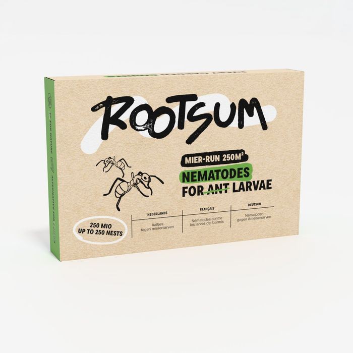 Biogrow Mier-run - 250m² - aaltjes tegen zwarte en rode mieren - 250 miljoen