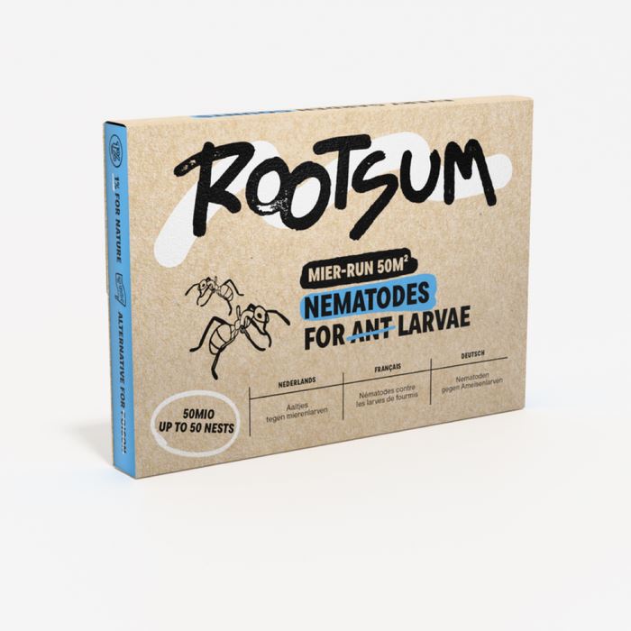 Biogrow Mier-run - 50m² - aaltjes tegen zwarte en rode mieren - 50 miljoen