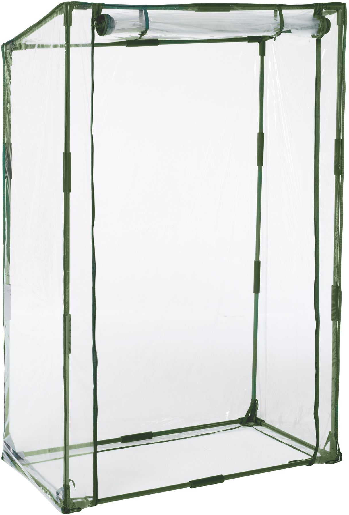 Nature tomatentuinkas - 1m x 0,5m x 1,50m - lichtgroene buizen, transparante cover