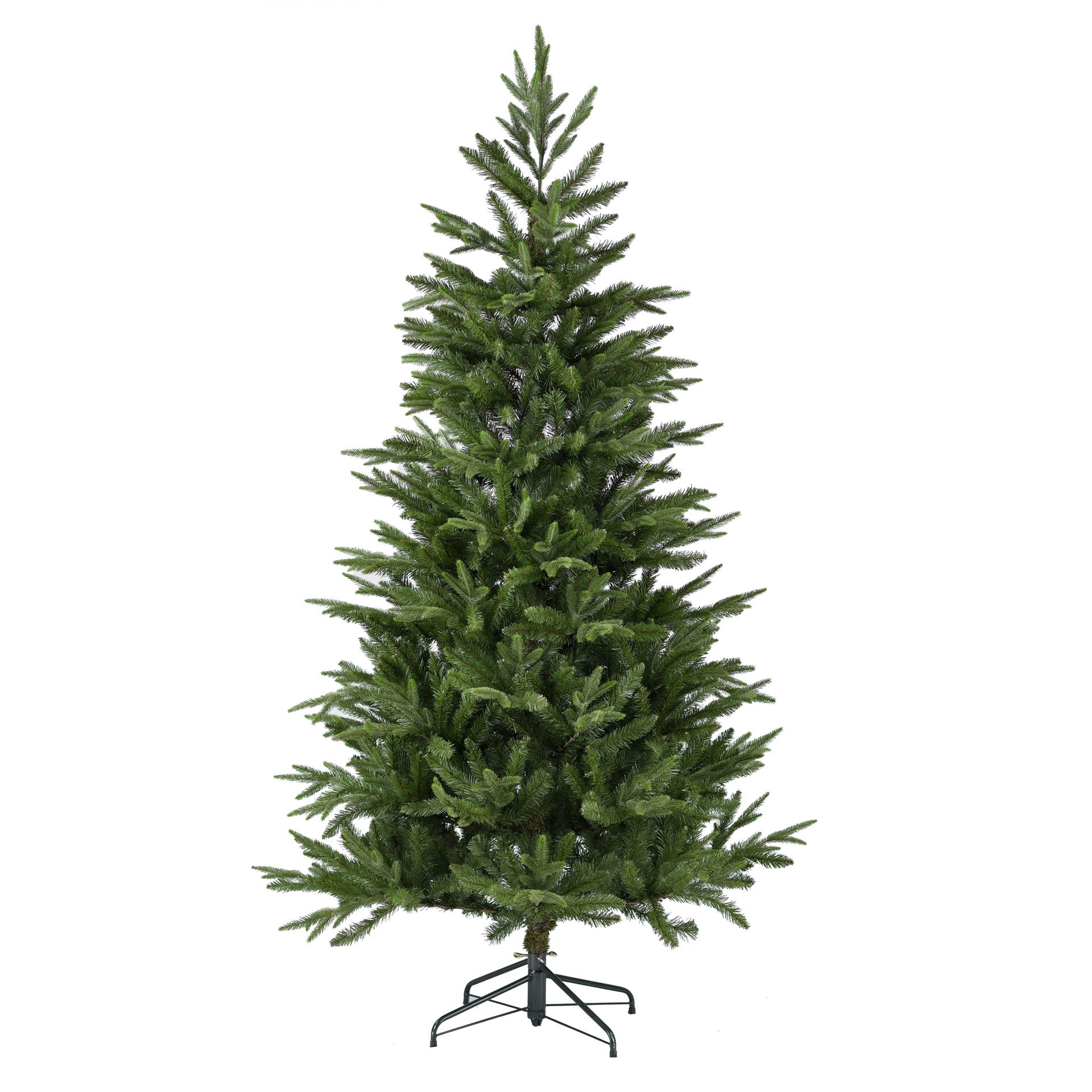 Minnesota Hinged kunstkerstboom -  274 cm - Donkergroen - Diameter 152 cm - 2448 tips - Metalen voet afbeelding