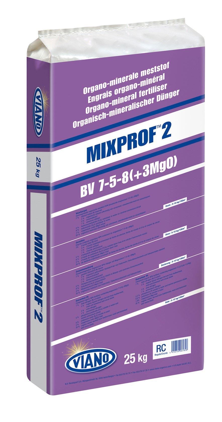 Viano meststof allround - Mixprof 2 - 25kg afbeelding