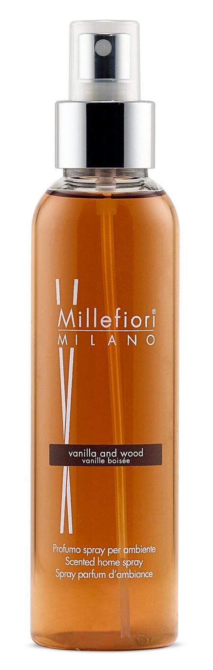 Millefiori Milano roomspray 150 ml - Vanilla&Wood afbeelding