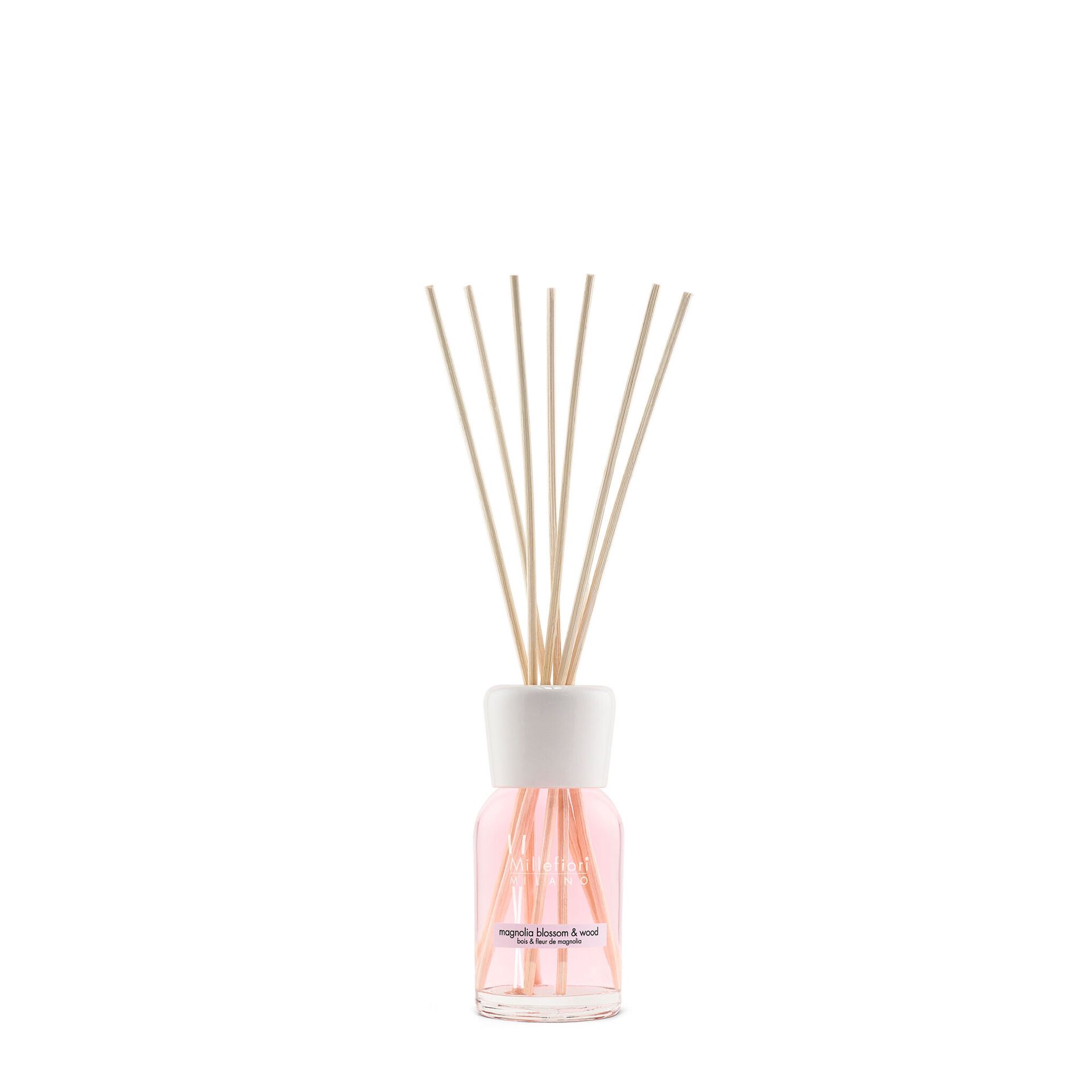 Millefiori Milano diffuser met geurstokjes 100 ml - Magnolia Blossom&Wood afbeelding