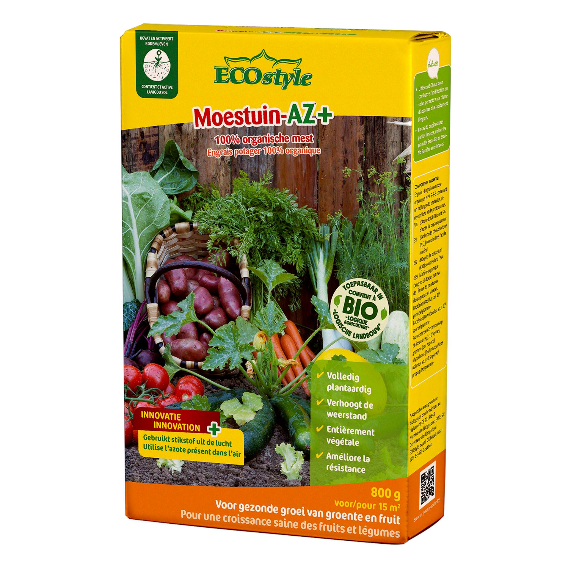 ECOstyle meststof voor moestuin– 800 g afbeelding