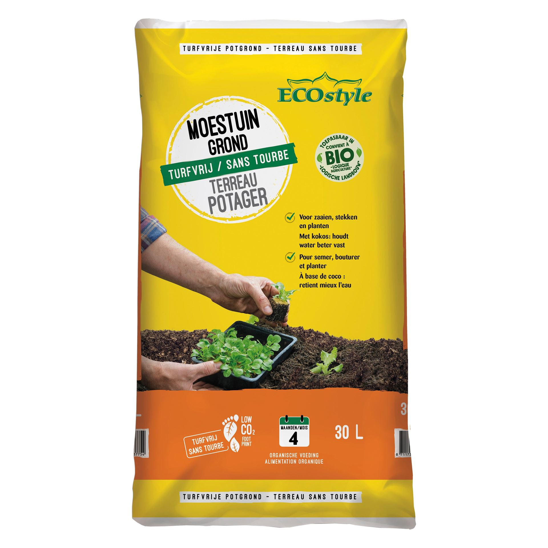 Ecostyle potgrond moestuin - 30l afbeelding
