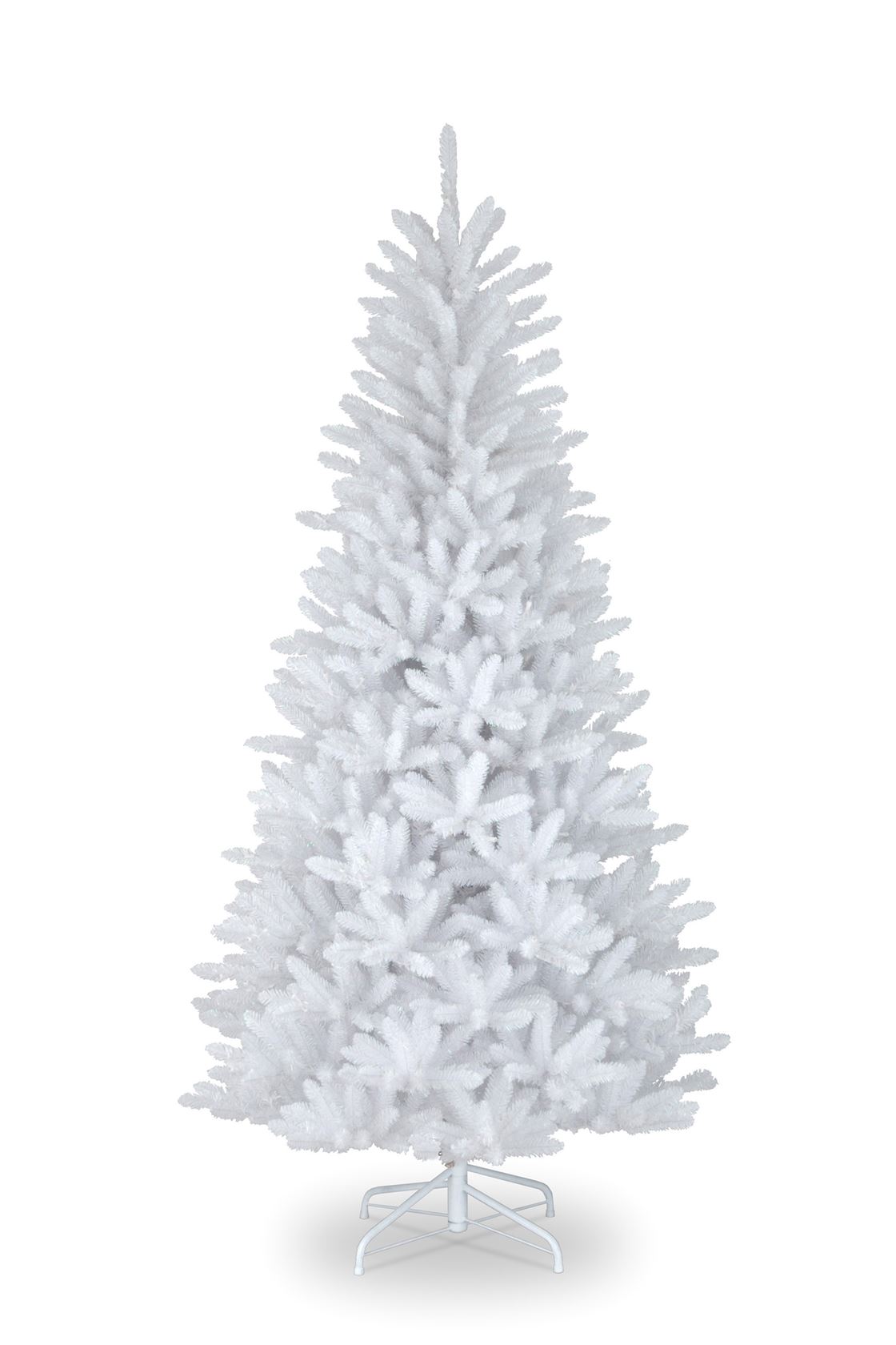 Montreal kunstkerstboom - 150 cm - wit -Ø 83 cm - 412 tips - metalen voet afbeelding