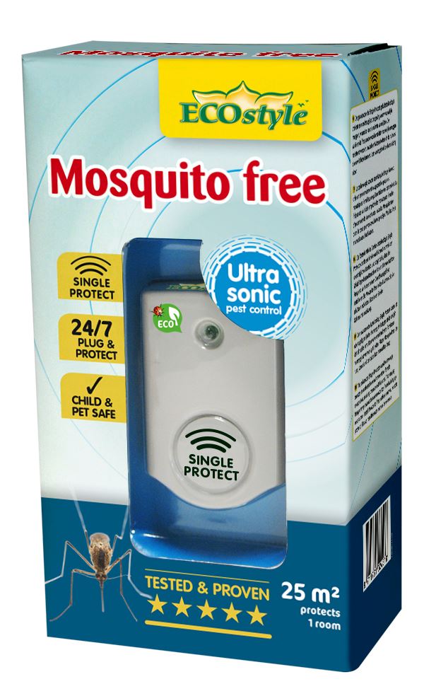 Ecostyle Mosquito Free - 25 m² - ultrasone verjager - tegen muggen afbeelding