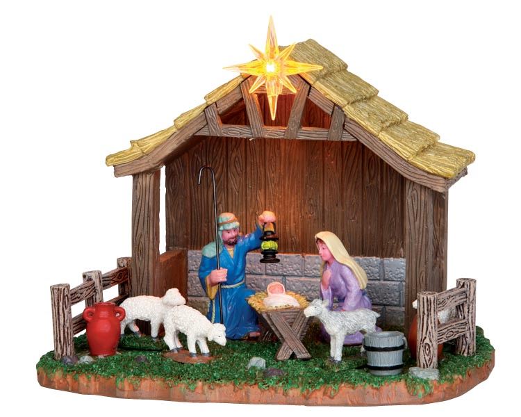 Lemax - 'Nativity Scene' - Verlicht tafelstuk - Exclusief adapter (Werkt op batterijen)