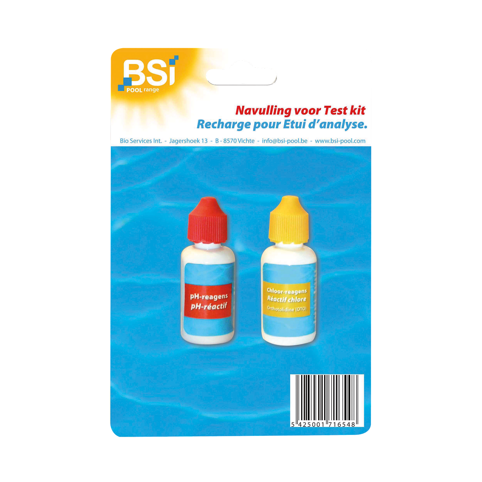 BSI Navulling pH + Chloor voor de BSI test kit afbeelding