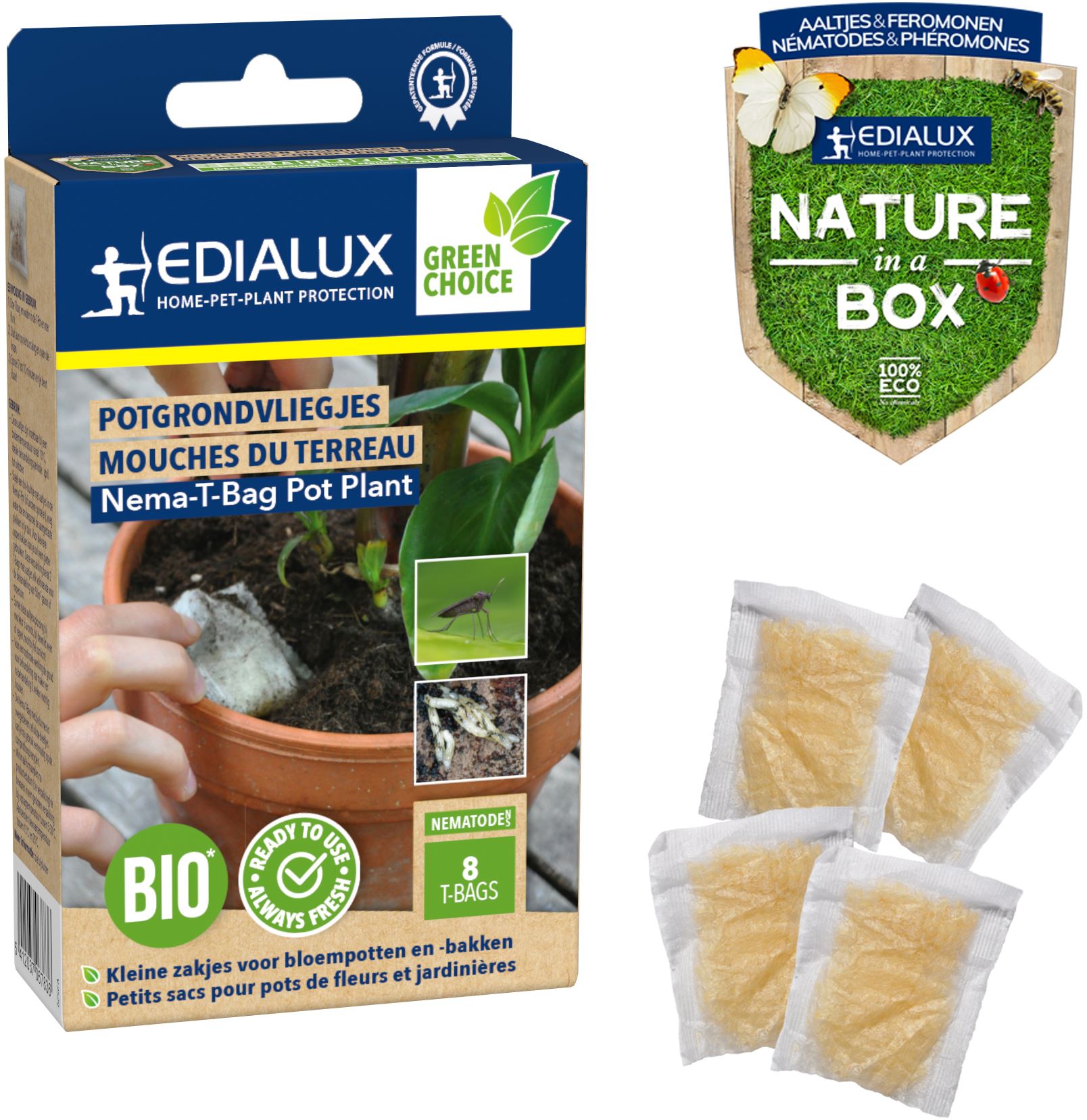 Edialux Nema-t-bag Pot Plant - aaltjes tegen potgrondvliegjes afbeelding