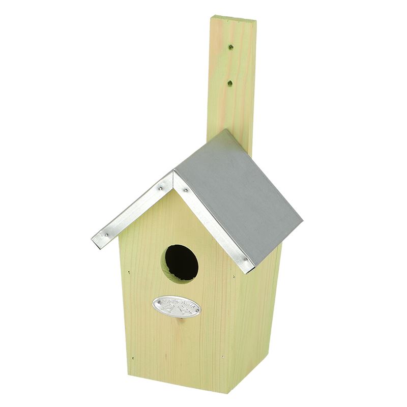 Esschert Design nestkast groen - LxBxH: 15,1x13,3x30,1cm afbeelding
