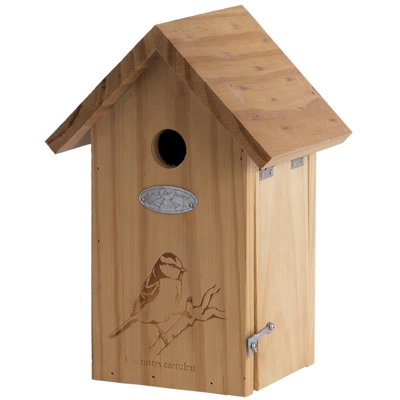 Esschert Design nestkast pimpelmees silhouet - LxBxH: 17x14,3x25,5cm afbeelding