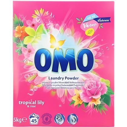 Omo Waspoeder Color Tropical Lily&Rose - 45 Wasbeurten (2,25 kg) afbeelding