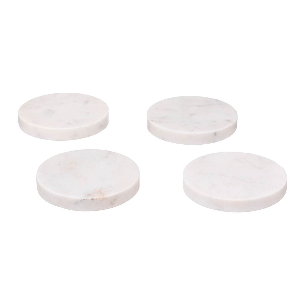 Secret de Gourmet set van 4 Marmeren Glazen Dessertborden met een Diameter van 10 cm afbeelding