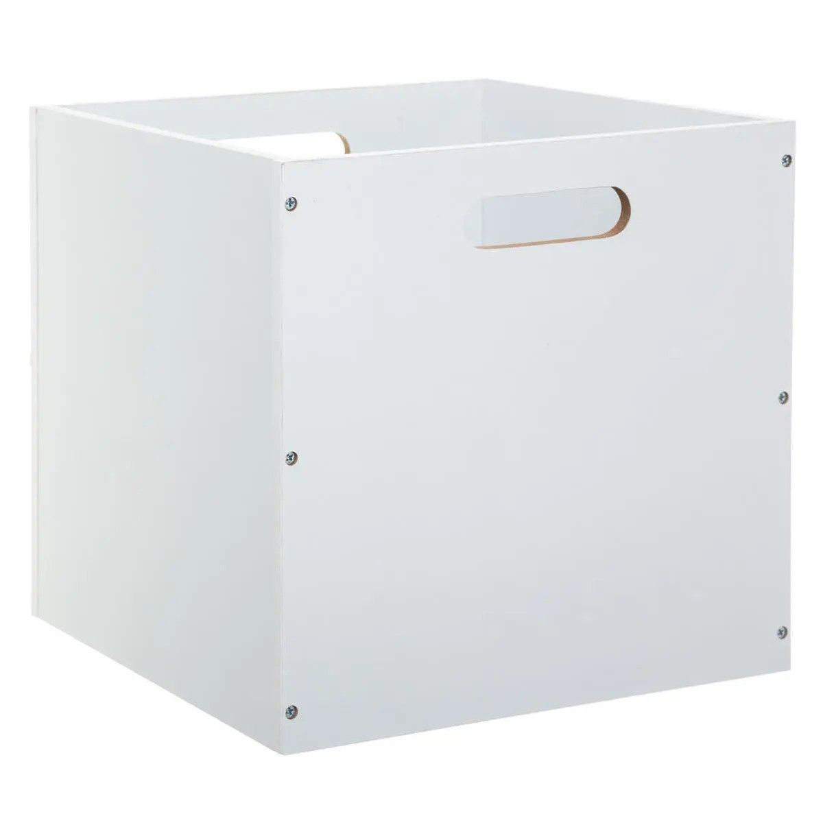 5Five houten opbergdoos - 31x31x31 cm - Wit afbeelding
