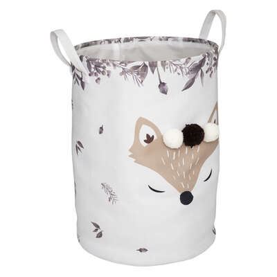 5Five opbergmand vos - Diameter 35 x H50 cm - Mand voor kinderkamer afbeelding
