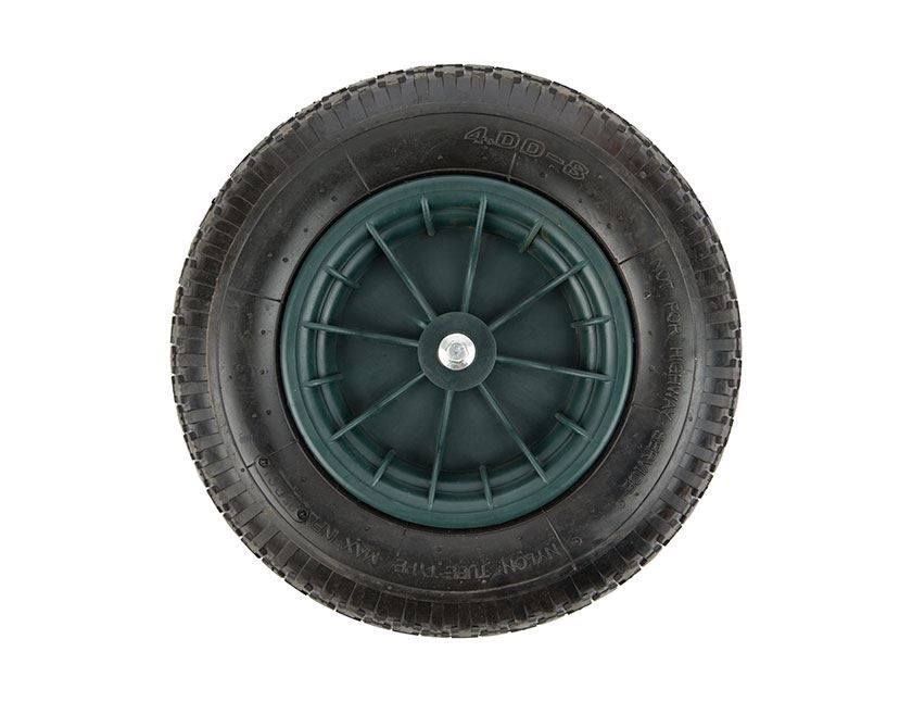 Practo Tools kruiwagen galva 90l zwart - Kruiwagens - 10x40x40cm - opblaasbaar wiel afbeelding