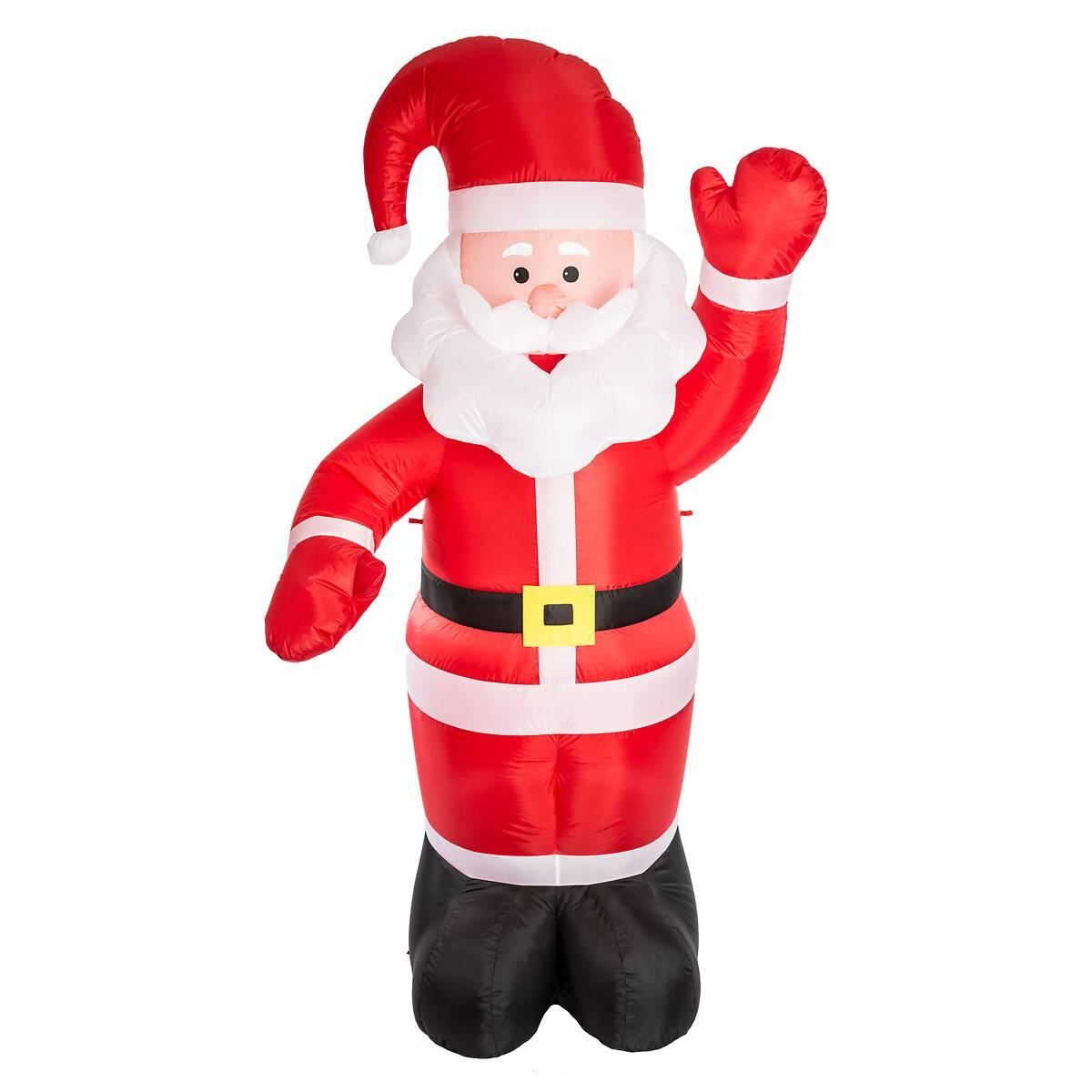 Fééric Lights and Christmas - Opblaasbare kerstman - H 180cm