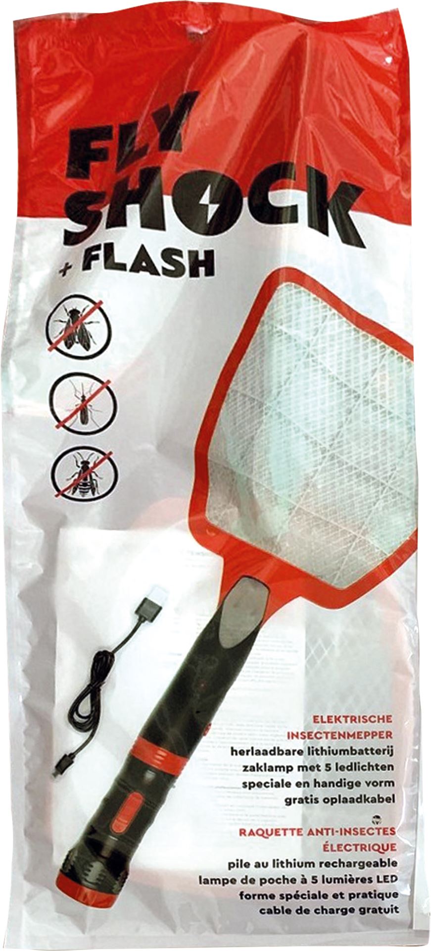 BSI Fly Shock & Flash – Elektrische insectenmepper – tegen muggen, vliegen en wespen