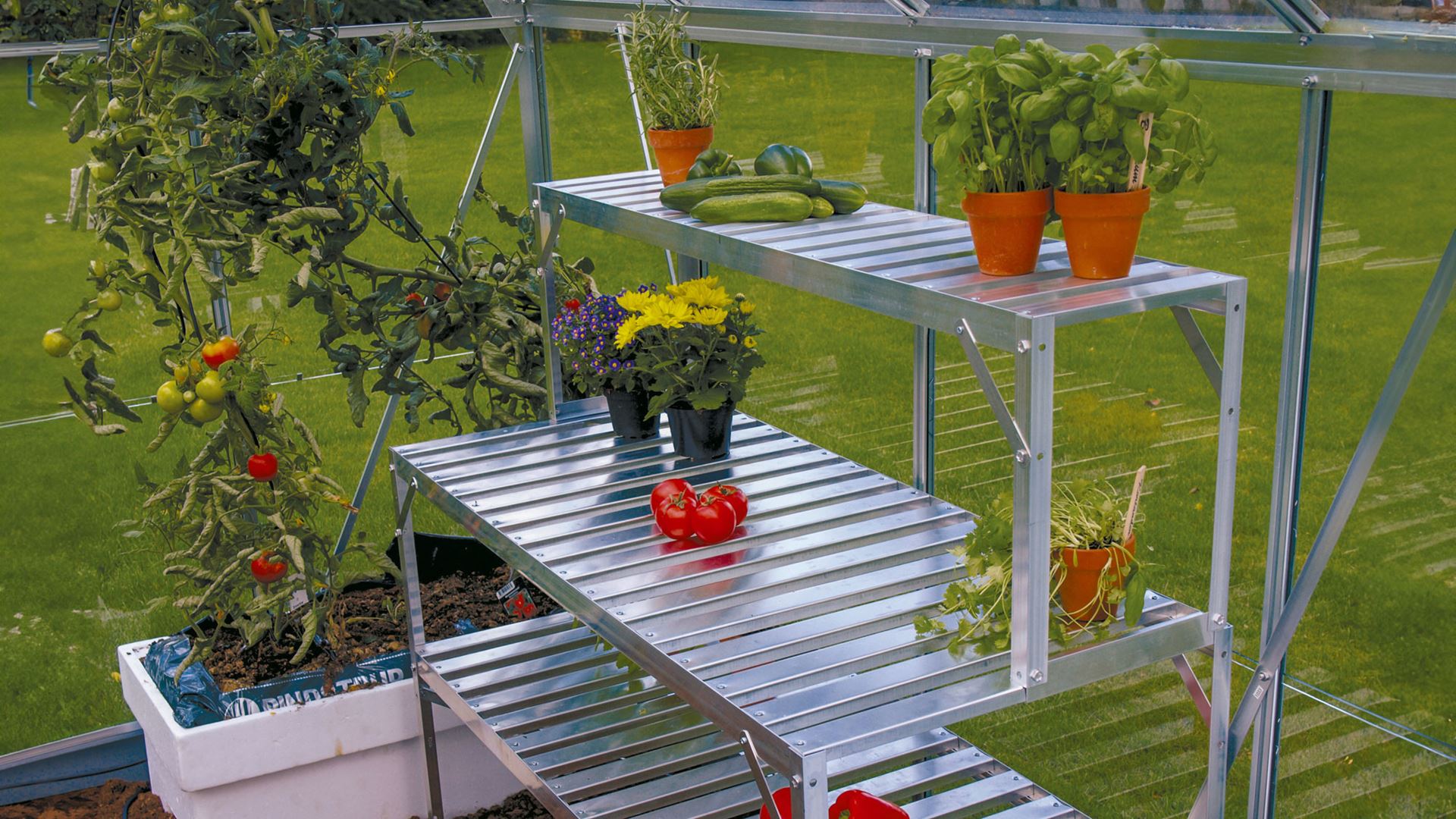 Vitavia kweektafel opzetelement - Aluminium 120cm x 26cm x 37cm