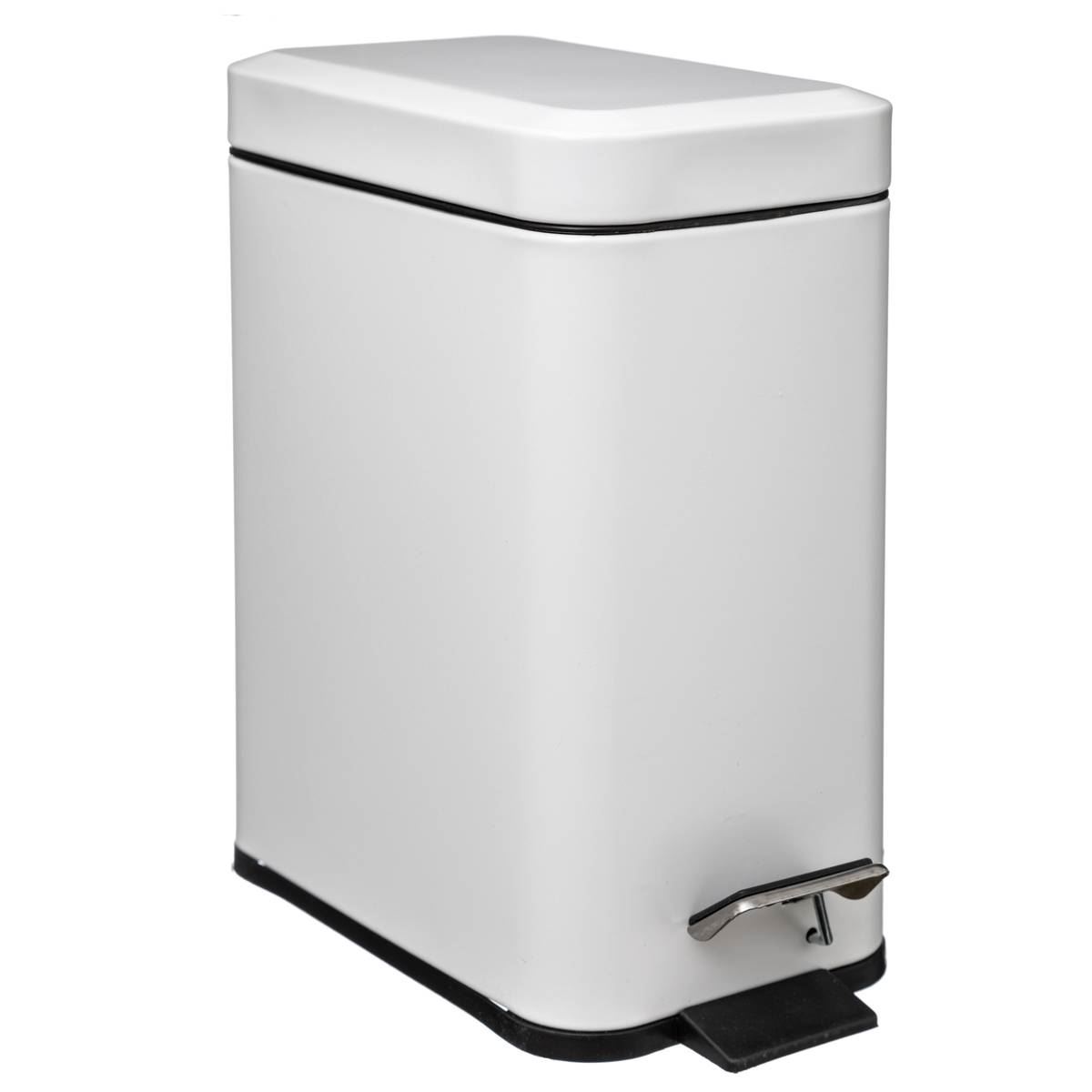 Witte Softclose Pedaalemmer 5L Rechthoekig afbeelding