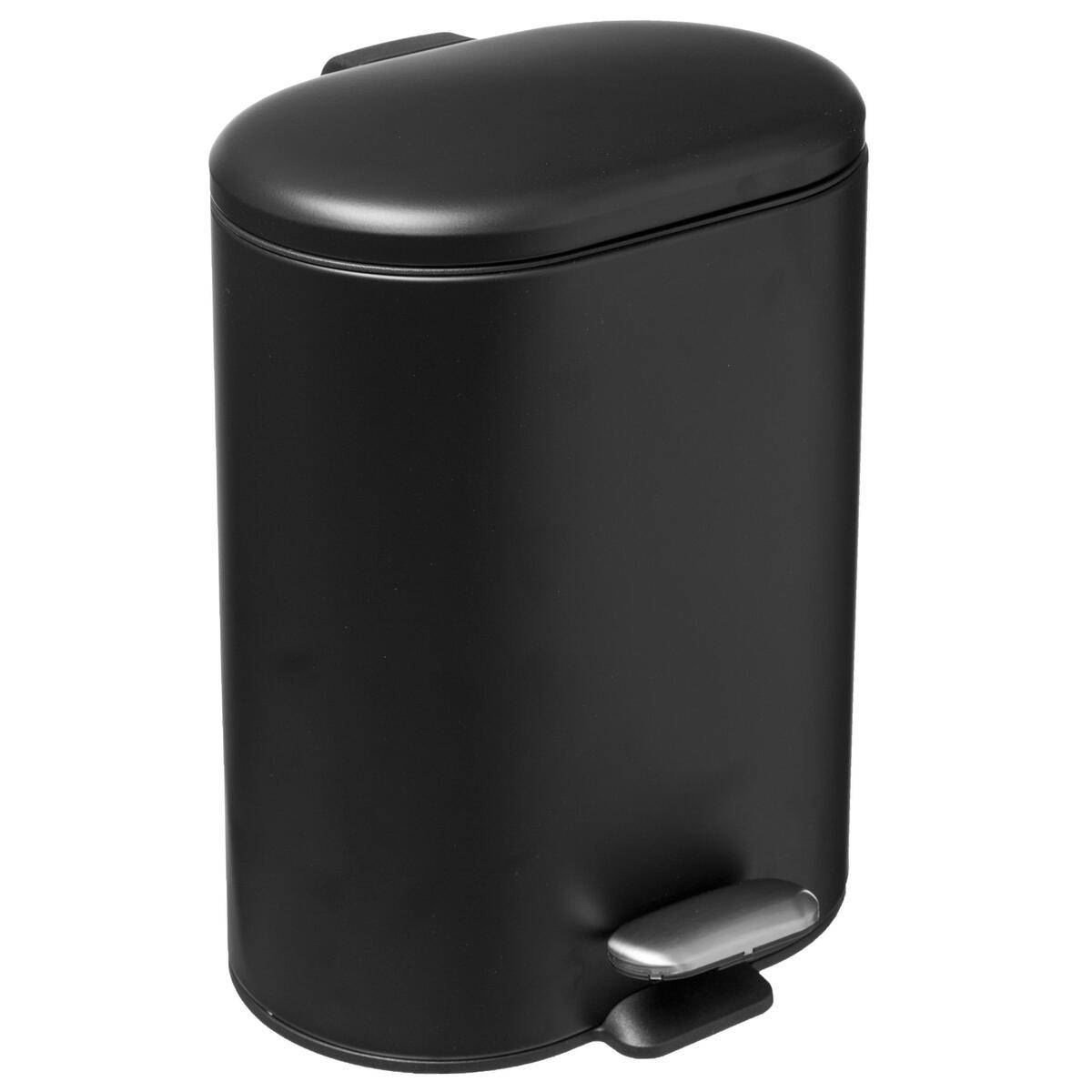 Zwarte Softclose Pedaalemmer 6L afbeelding