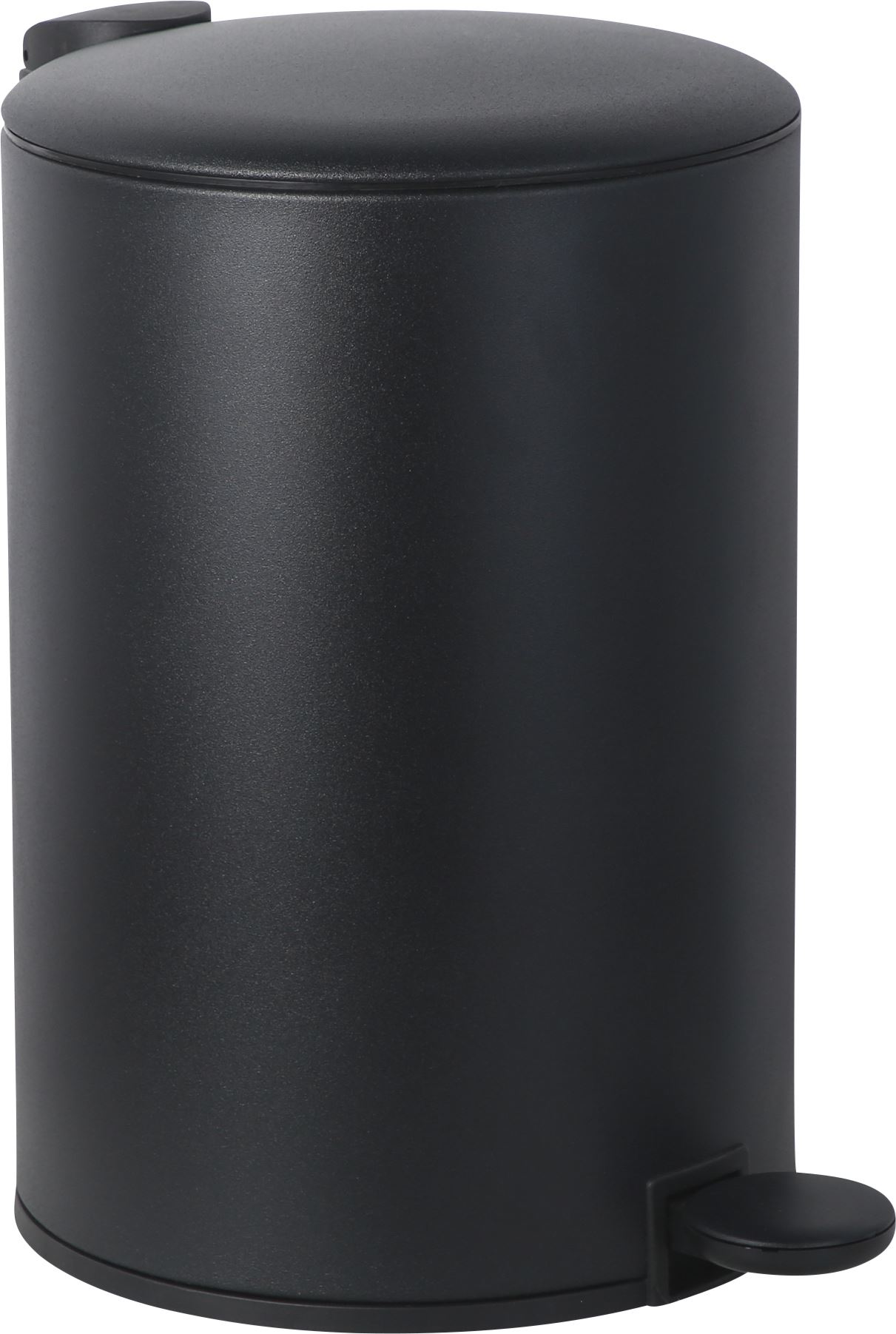 Practo Home pedaalemmer mat zwart mat zwart - Huisafval - 29x29x44,5cm - 20 liter afbeelding