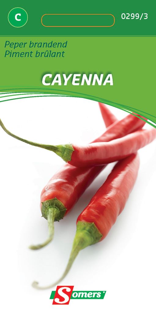 Somers Peper Brandend Cayenna - Zaadvast peper afbeelding