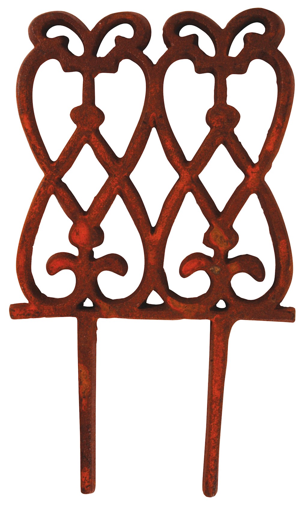 Esschert Design Gietijzeren perkhek met sierlijke krullen 15x28cm afbeelding