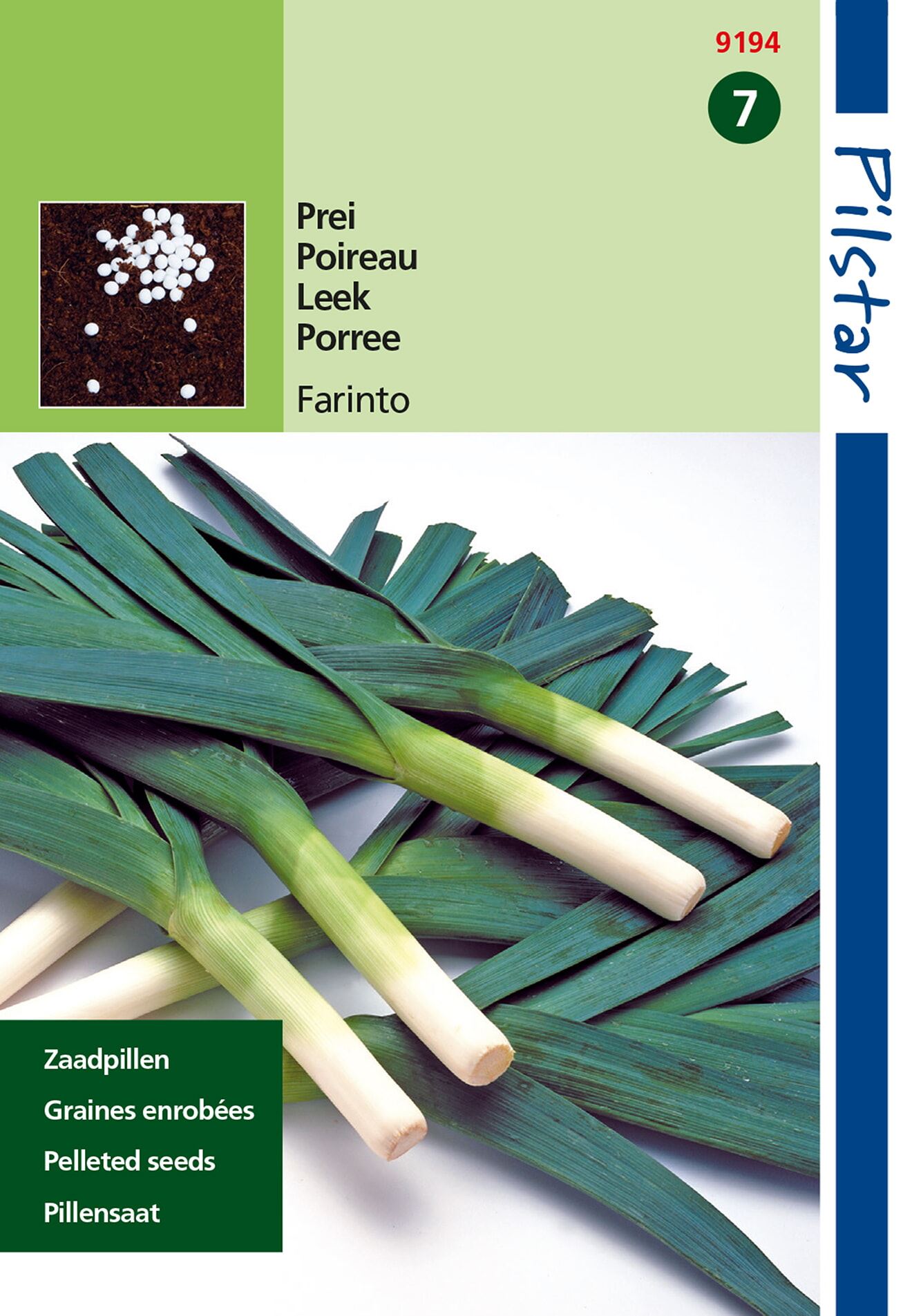 Horti Tops Pilstar Pillenzaden Winterprei zaden - Blauwgroene afbeelding