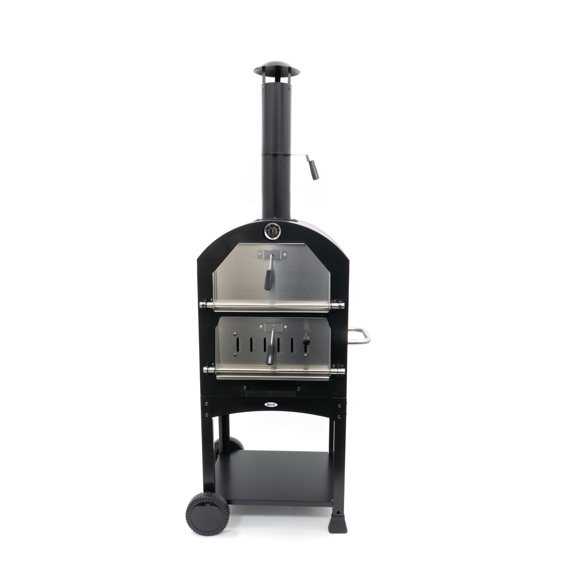 HEAT Pizzaoven Ovnhus - Houtgestookt met Barbecue Grill - 161 cm
