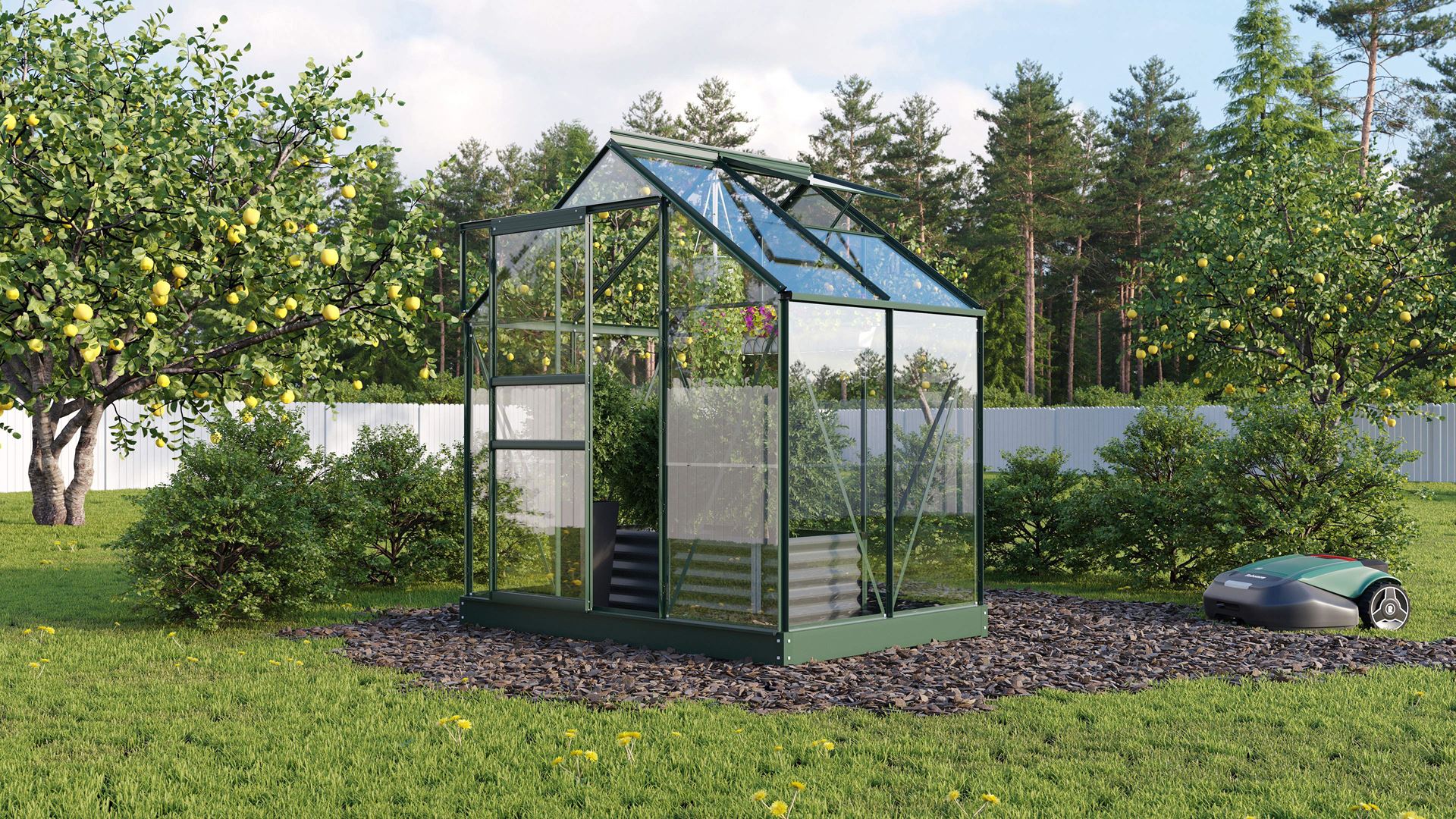 Vitavia Planet serre - 2,5m² - Donkergroen afbeelding