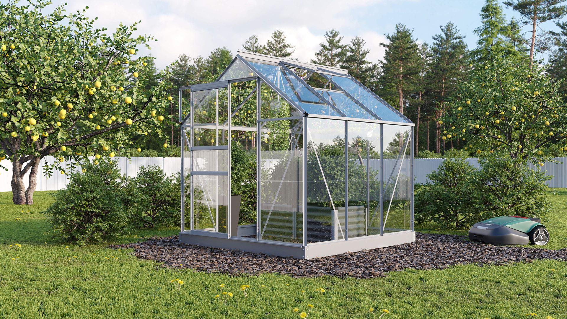 Vitavia Planet serre - 3,8m² - Aluminium afbeelding