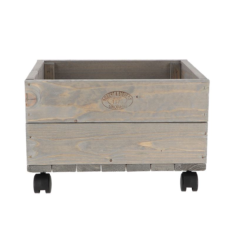 Esschert Design houten plantenbak op wielen S afbeelding