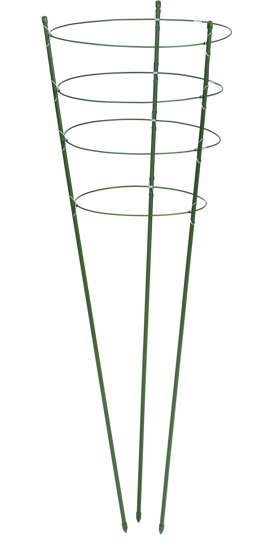 Nature plantensteun H 60cm + 3 ringen (ringenØ22/20/18cm) Ø 7mm afbeelding
