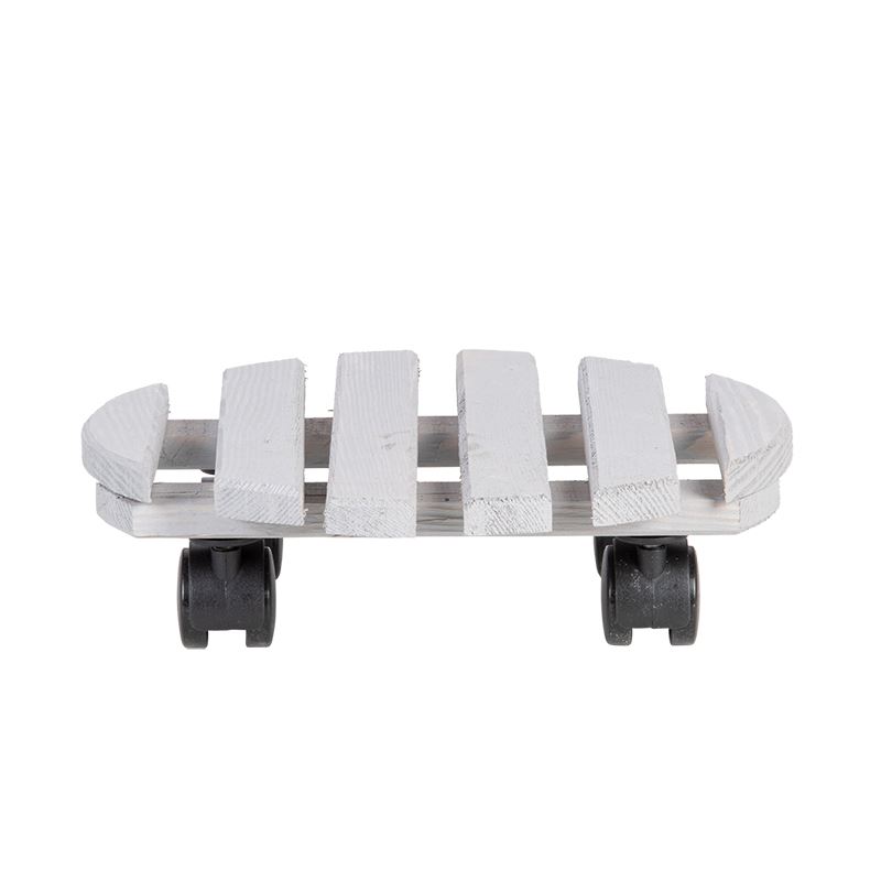 Esschert Design ronde plantentrolleyØ28,4cm - Geschikt voor binnen en buiten afbeelding