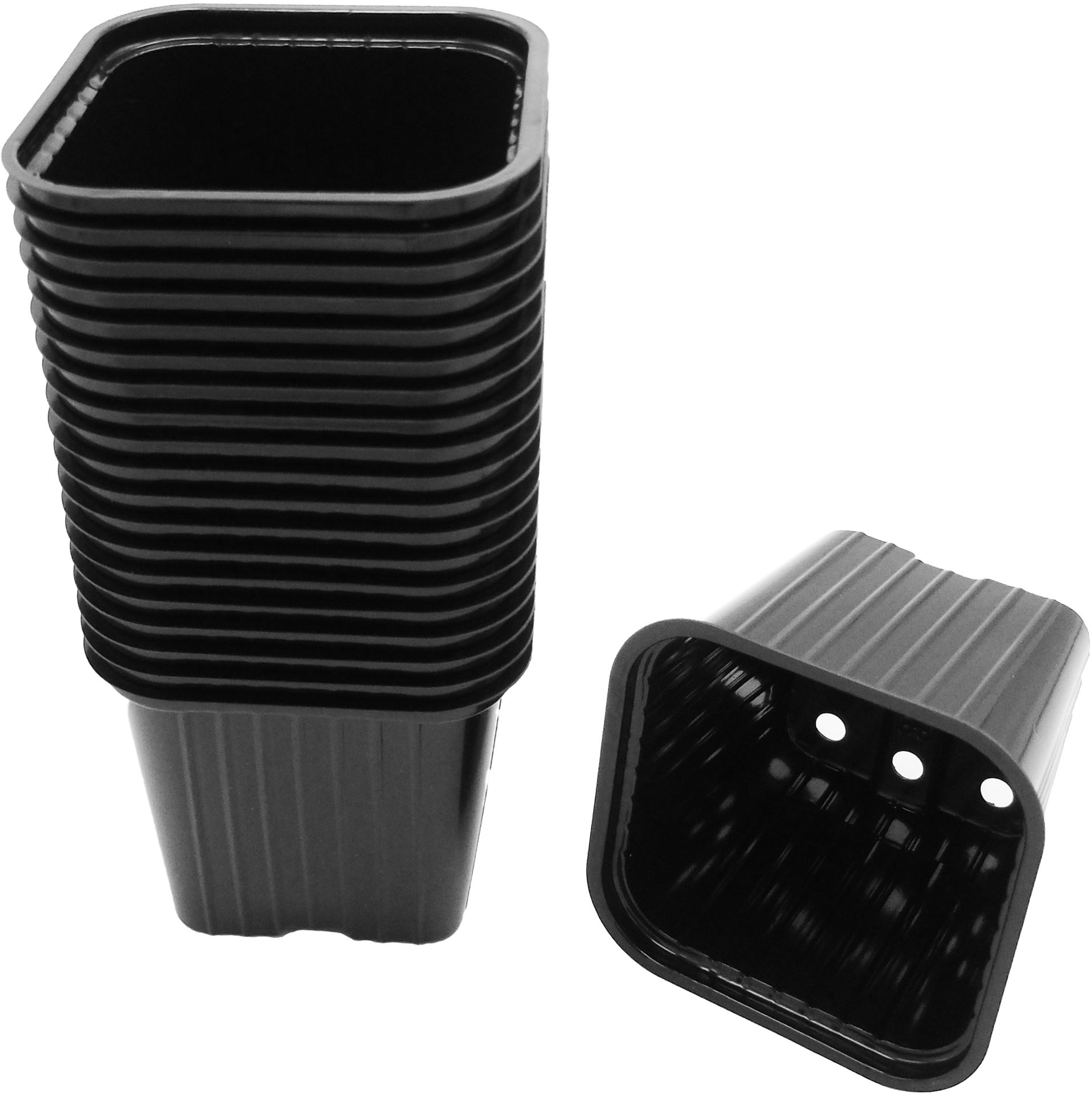 Nature stekpotjes - 7cm x 7cm x 6 cm - set van 20 stuks afbeelding