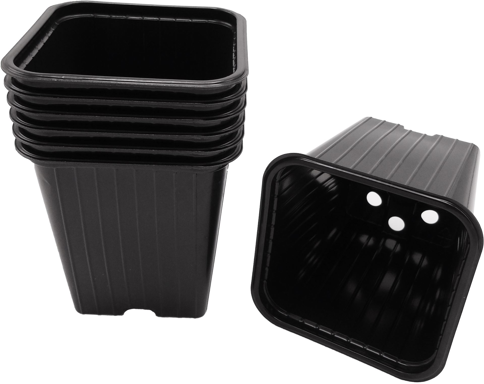 Nature stekpotjes - 9cm x 9cm x 9,5 cm - set van 7 stuks afbeelding