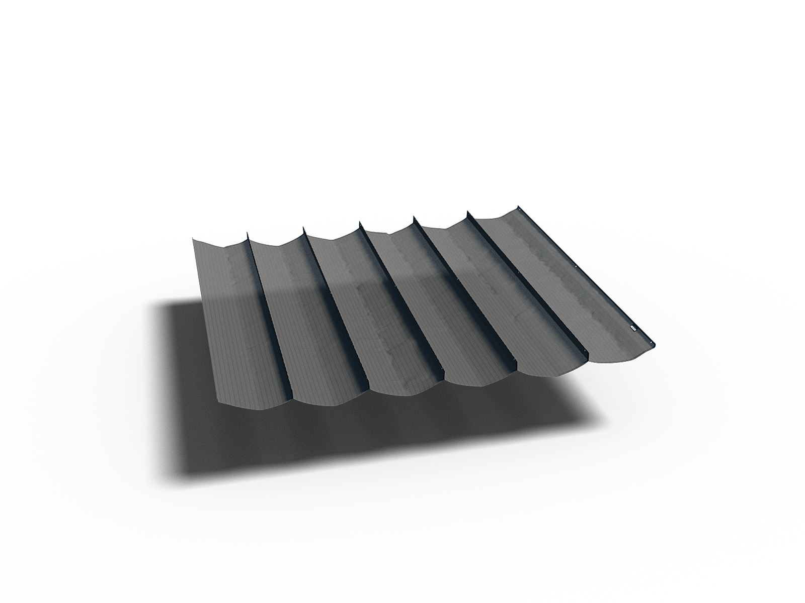 Platinum schaduwdoek Coolfit - harmonica - 400 op 290 cm - antraciet