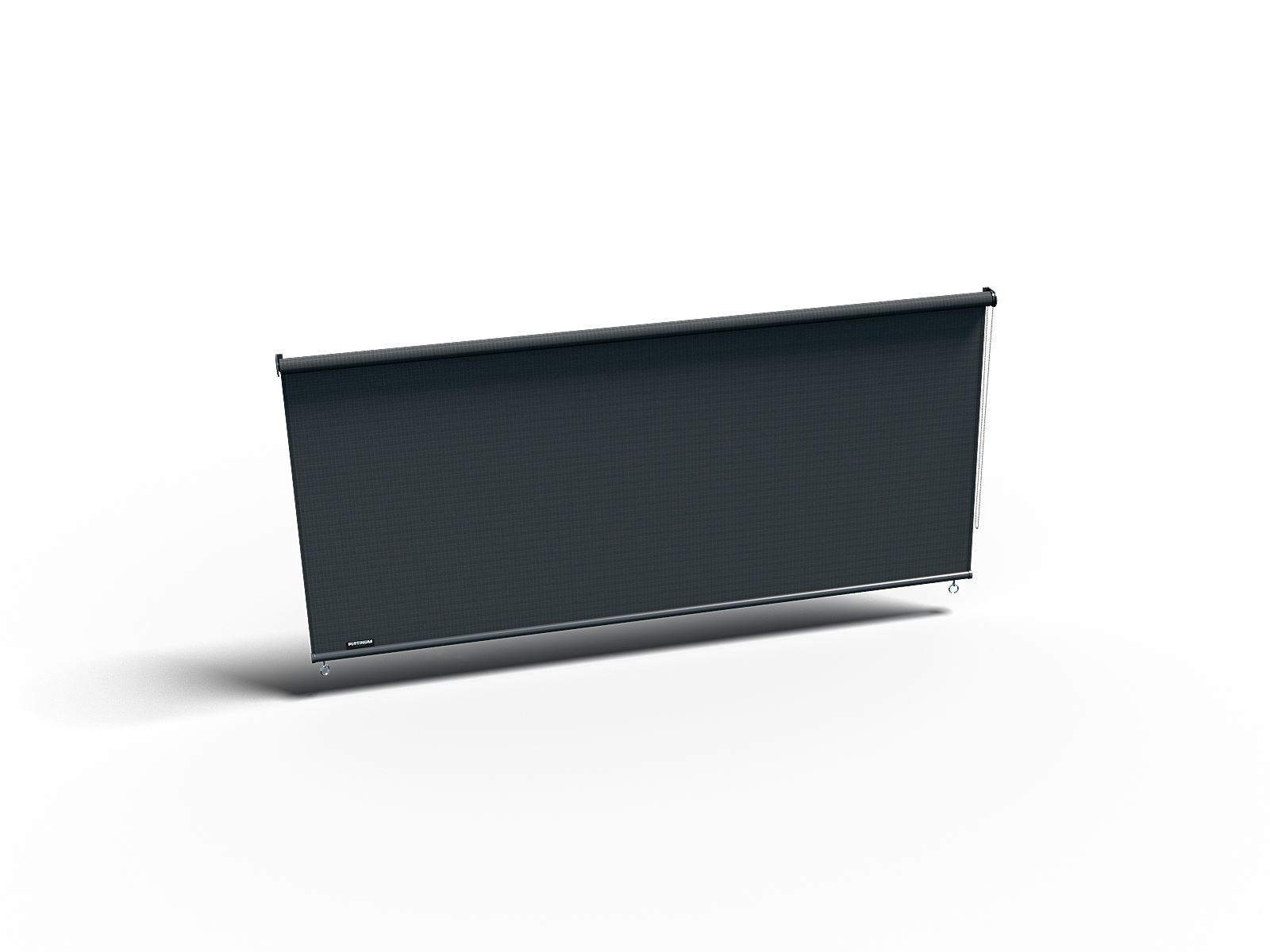 Platinum rolgordijn Coolfit - rechthoekig - 240 op 148 cm - antraciet