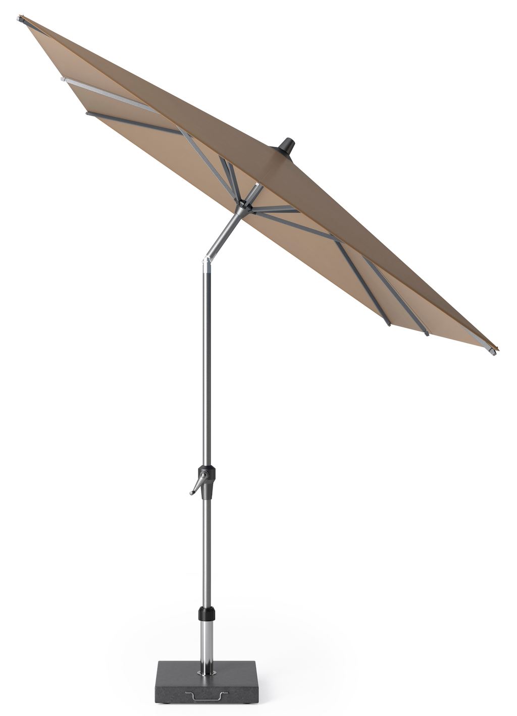 Platinum parasol Riva - Taupe - 300x200cm afbeelding
